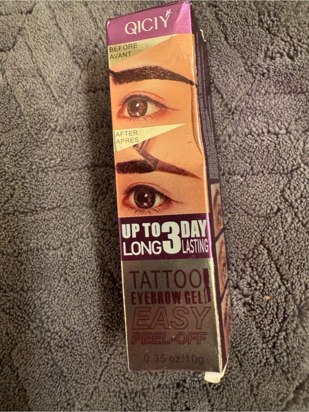 Tattoo Eyebrow Gel - Brown (Long Lasting, Easy Peel-Off)